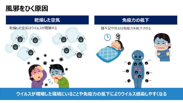 風邪の原因